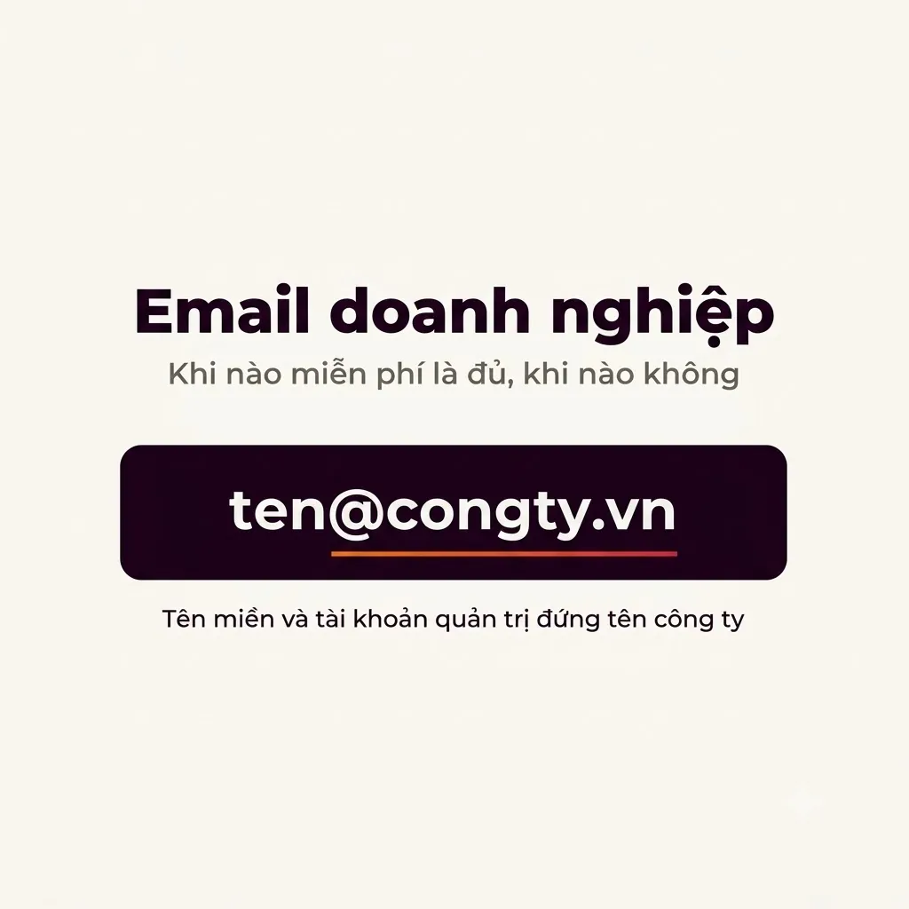 Khởi tạo & Cấu hình Email Doanh nghiệp